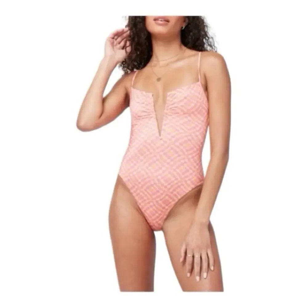 L*SPACE Roxanne One Piece Swimsuit Bitsy Heat Waves Style SARXMB22P XS NWT